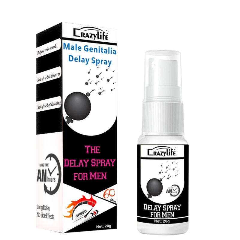 Crazylife F398 Men's Delay Spray For External Use - Rose Toy