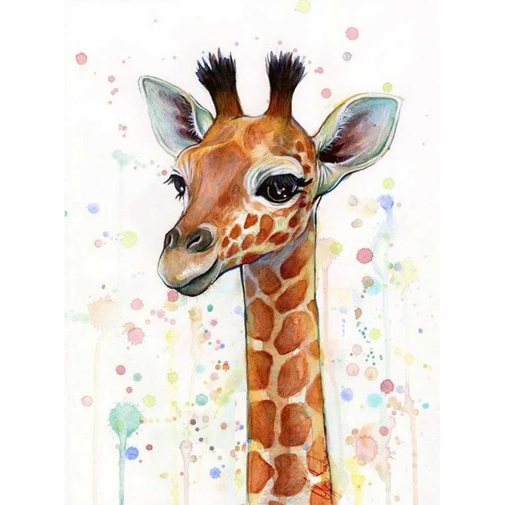 Full Round/Square Diamond Painting -  Giraffe