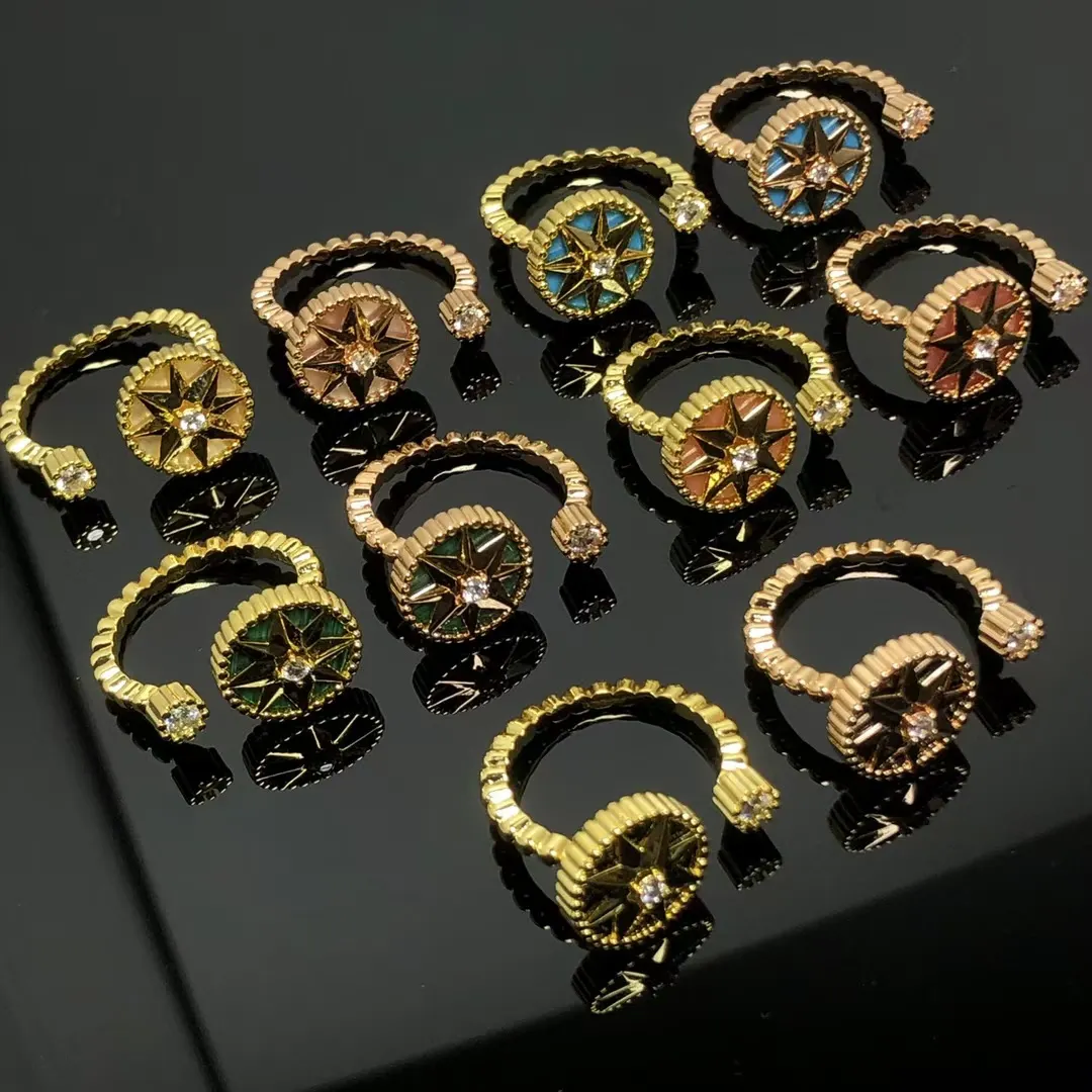 Dior Colorful Compass Rose Des Vents Ring