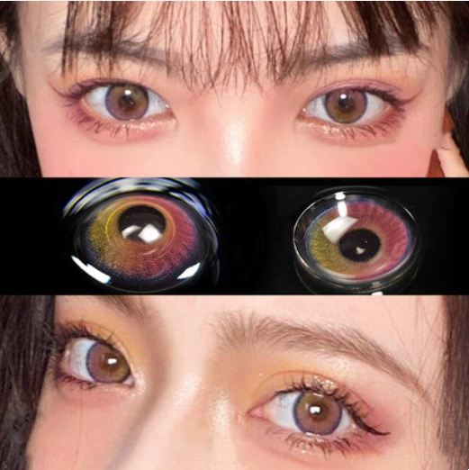 Princess Idol Sunset Pink Contact Lenses BE1118