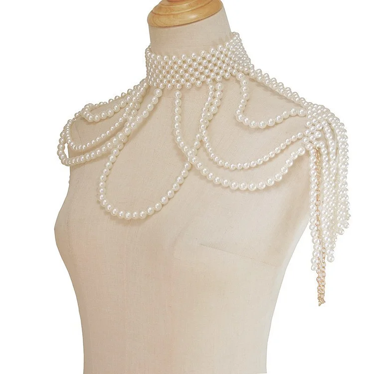 Hot-selling shoulder chain retro multi-layer accessory neck chain jewelry