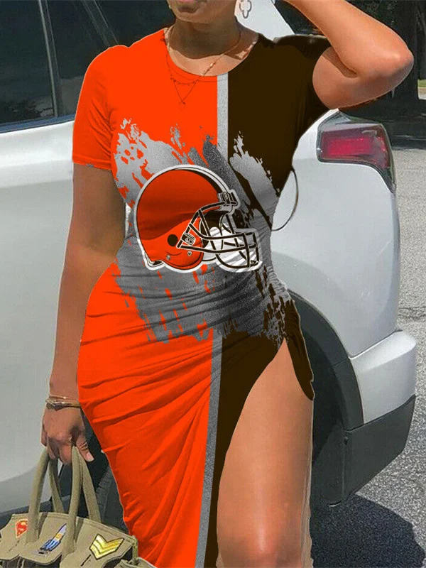 Cleveland Browns
Women's Slit Bodycon Dress