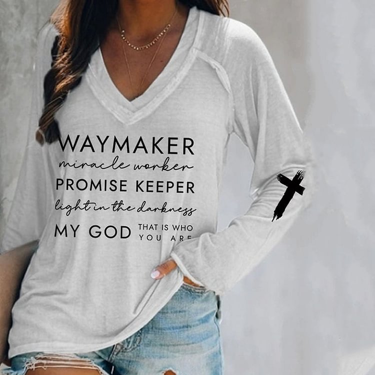VChics Waymaker Miracle Worker Promise Keeper Light in the T-Shirt