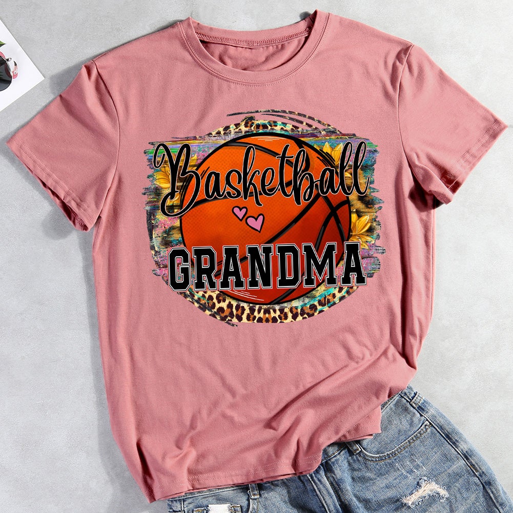 Cute Basketball Grandma T-shirt -011226-Guru-buzz