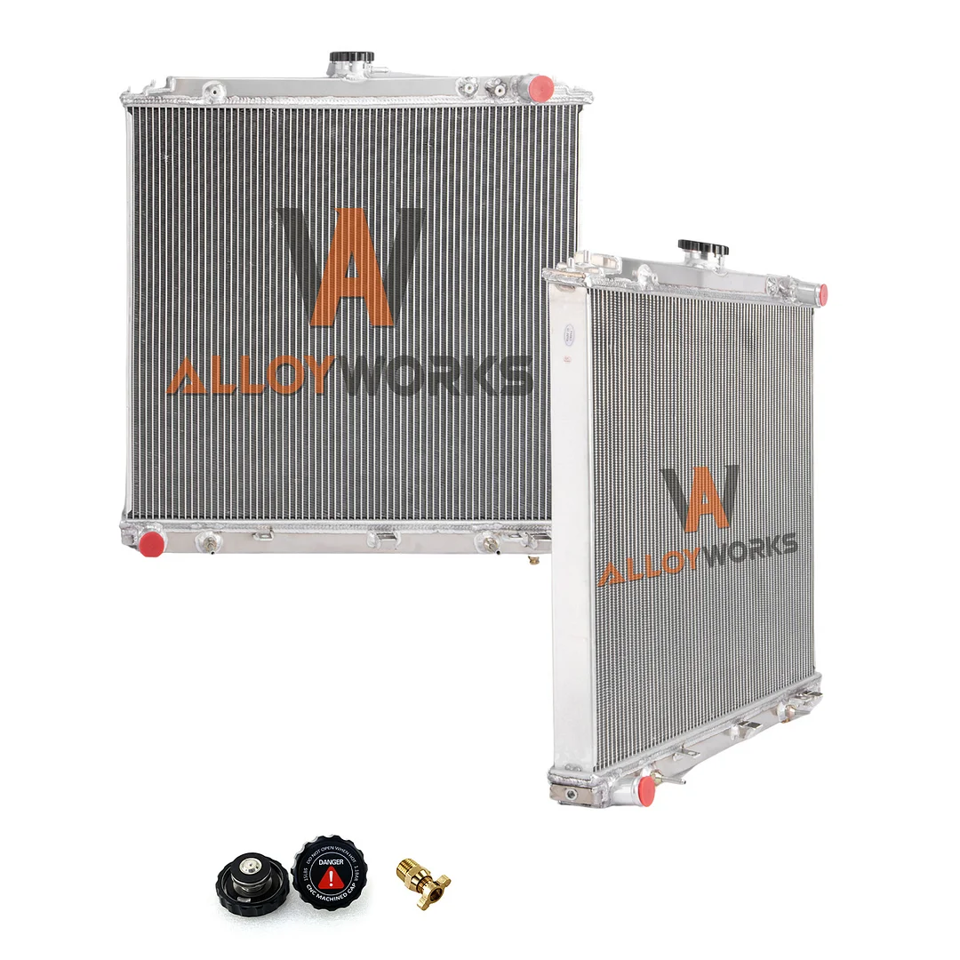 Alloyworks 3 Rows Radiator for 2005-2018 Nissan Pathfinder Frontier Xterra 4.0L V6 5.6L V8 28.35" H X 28" W