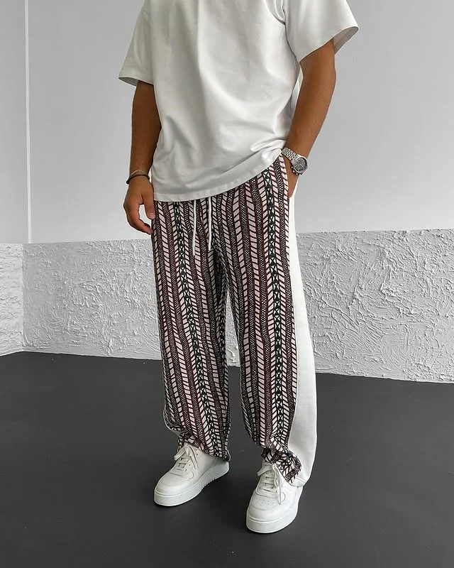 Printed Men's Casual Pants
