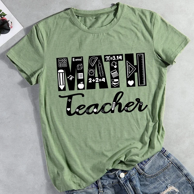 🛒New In - My Dream Is To Be A Math Teacher T-shirt Tee -011156