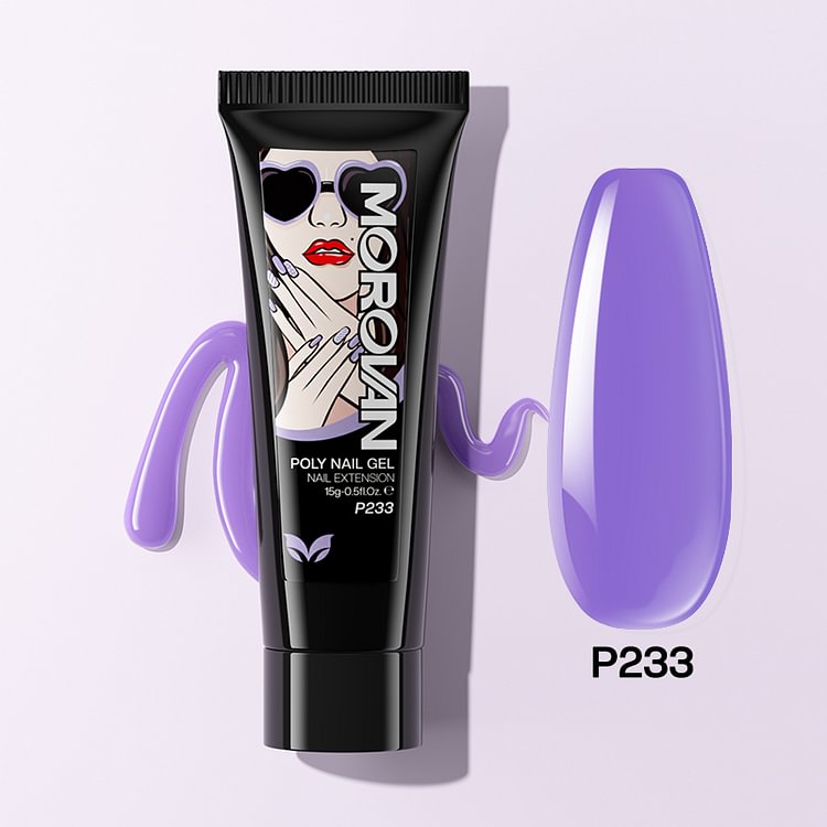 Violet Blue Poly Nail Gel