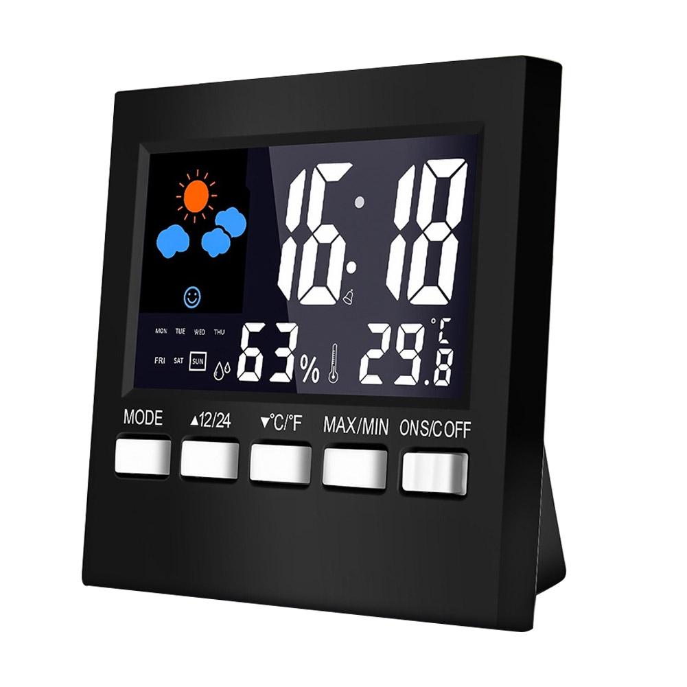 Digital Weather Station Thermometer Hygrometer Indoor Temperature Humidity, Black, 501 Original
Digital Weather Station Thermometer Hygrometer Indoor Temperature Humidity, Black, 501 Original