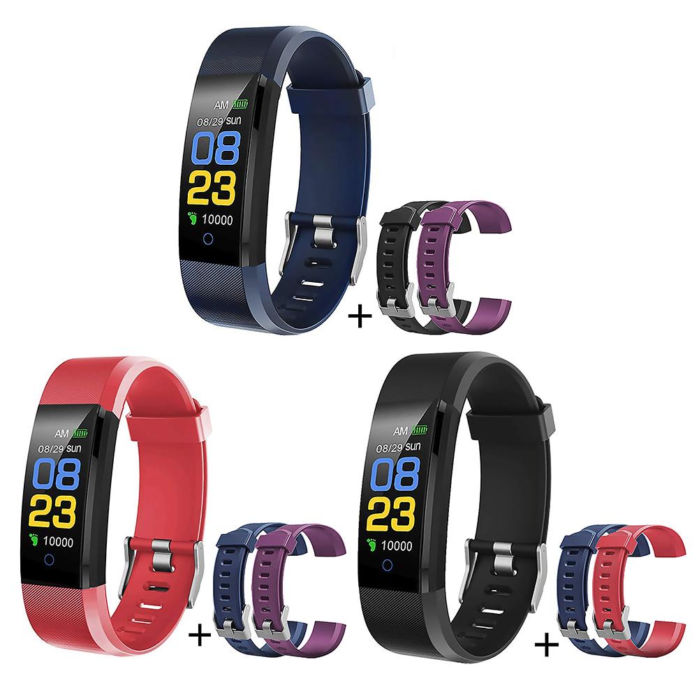 115PLUS Smart Bracelet Heart Rate Monitor Fitness Tracker Wristband Watch, Red, 501 Original
115PLUS Smart Bracelet Heart Rate Monitor Fitness Tracker Wristband Watch, Red, 501 Original