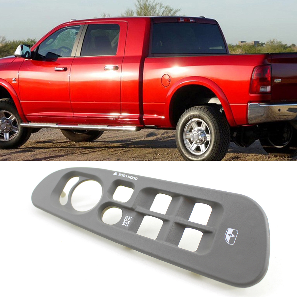 Door Window Switch Bezel for Dodge Ram 1500 2500 3500 Truck 2002-2005 LHD, Light grey, 501 Original
Door Window Switch Bezel for Dodge Ram 1500 2500 3500 Truck 2002-2005 LHD, Light grey, 501 Original