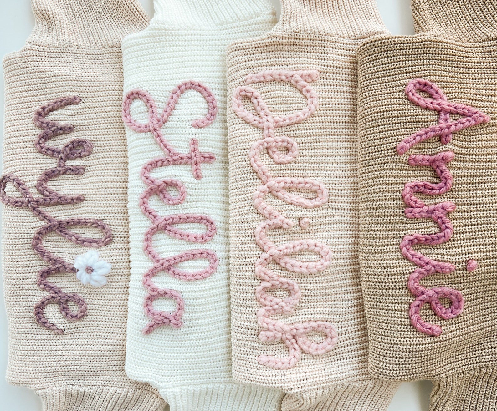 Small Embroidered Name Patch – Choose Felt/Thread – Craftee Cotton