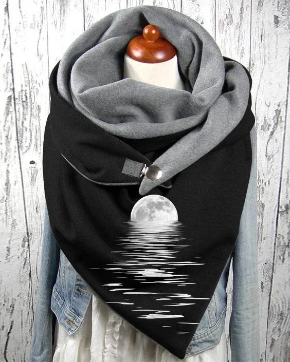 Moon casual scarves