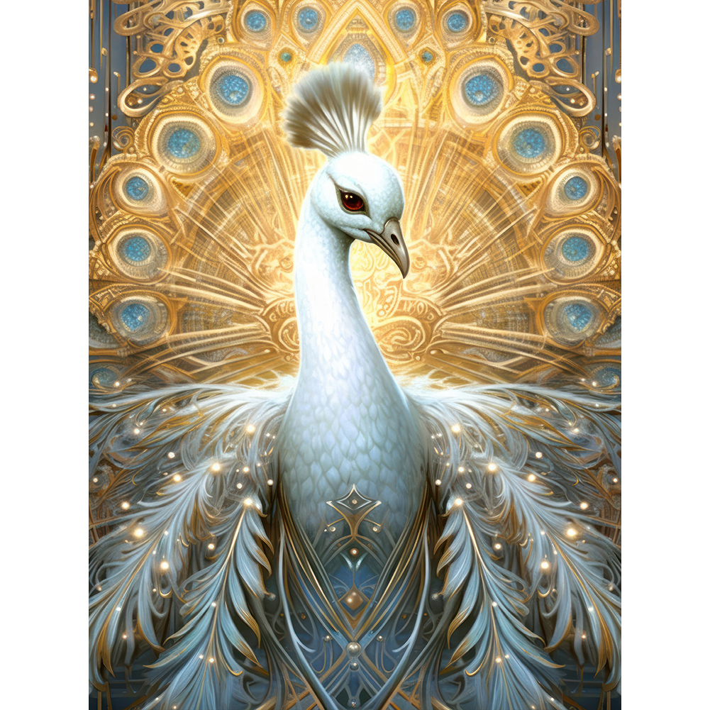 Peacock - Full Round 30*40CM