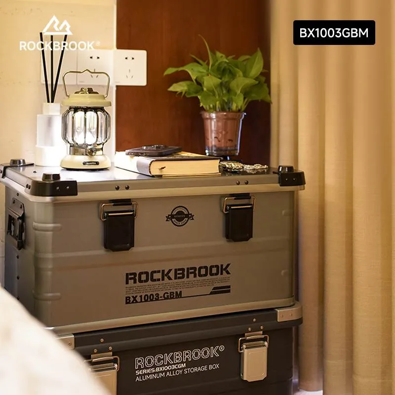 ROCKBROOK BX1003GBM 50L Blue Aluminum Overlanding Storage Box