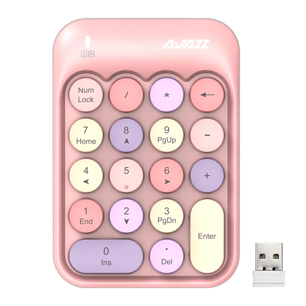 Colorful Key Wireless Number Keyboard 18-Round Key Financial Numeric Keypad, 501 Original
Colorful Key Wireless Number Keyboard 18-Round Key Financial Numeric Keypad, 501 Original