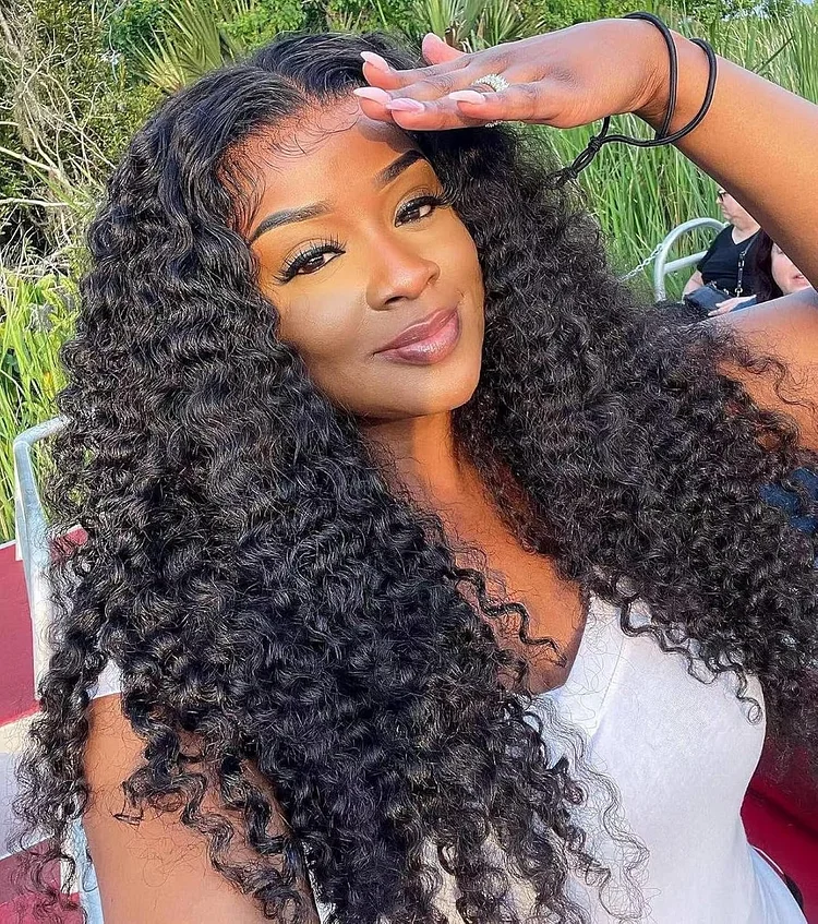 Burmese Curly Swiss HD Undetectable Lace 5x5 HD Lace Closure Wig