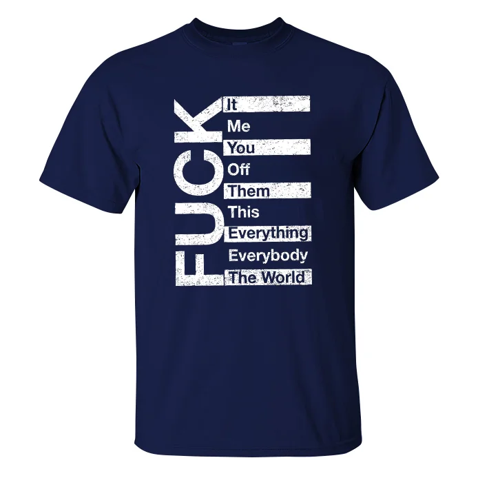 F**k It Off Printed Men's T-shirt