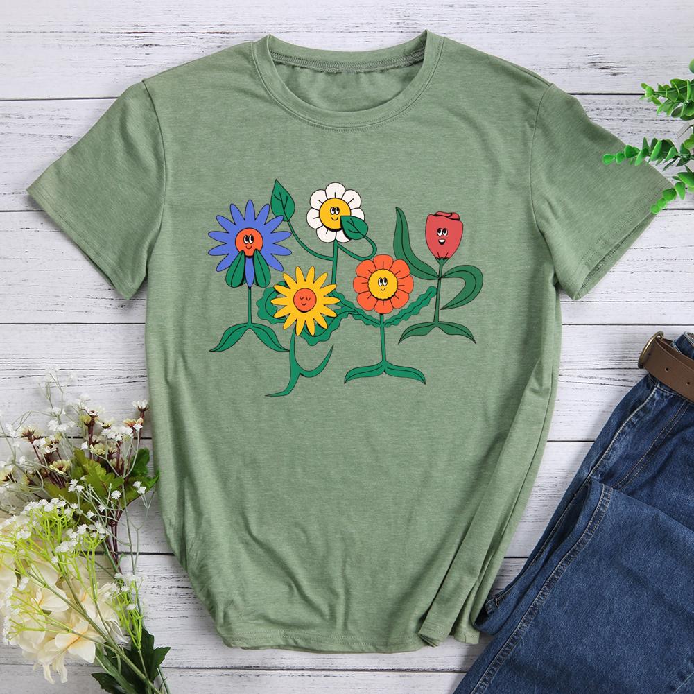 spring Round Neck T-shirt-017171-Guru-buzz