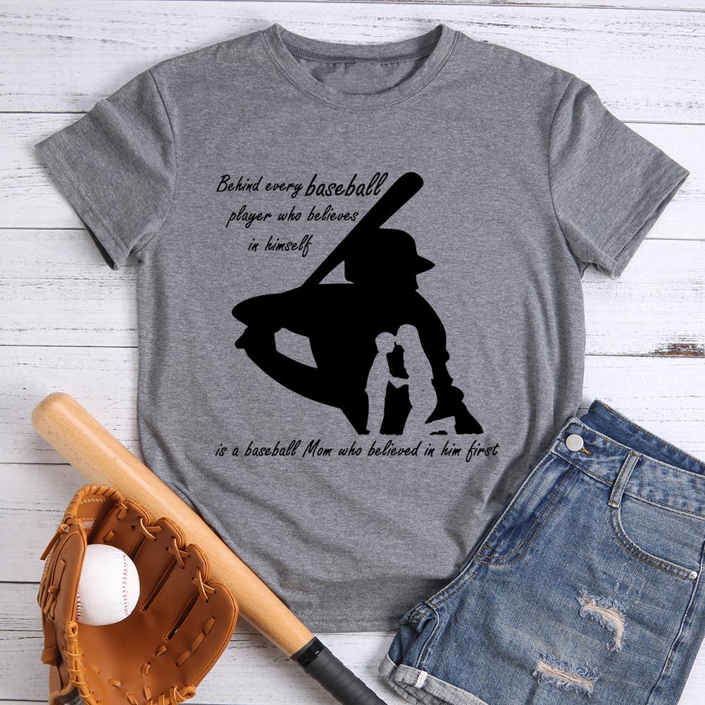 Baseball Mom Pattern T-shirt-Guru-buzz