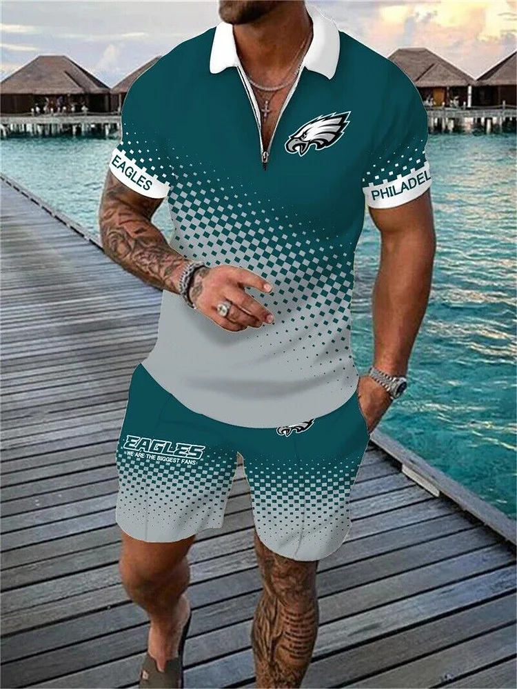 Philadelphia Eagles
Limited Edition Polo Shirt And Shorts Two-Piece Suits
