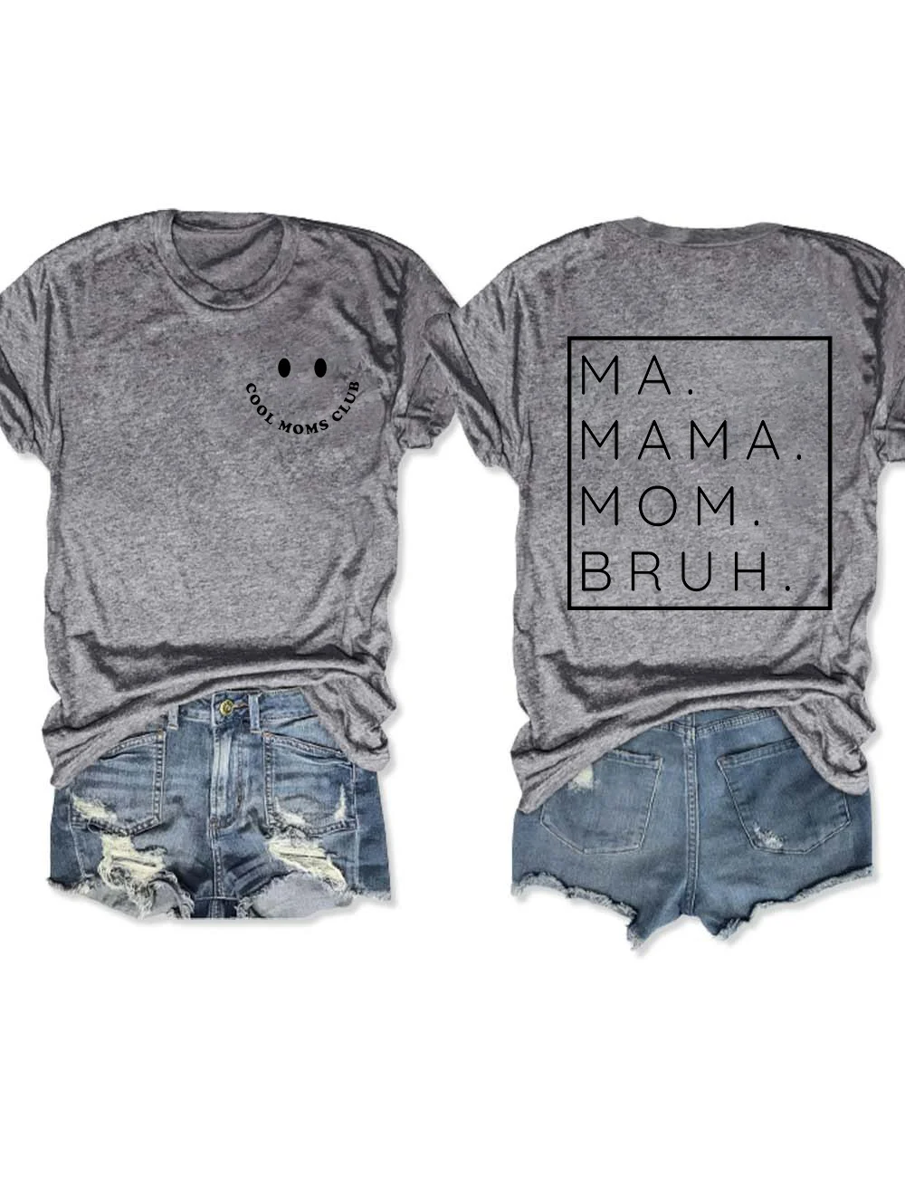 Cool Moms Club, Mama Mommy Mom Bruh T-Shirt