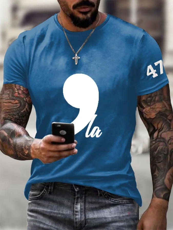 Men's La 47 Print T-Shirt socialshop