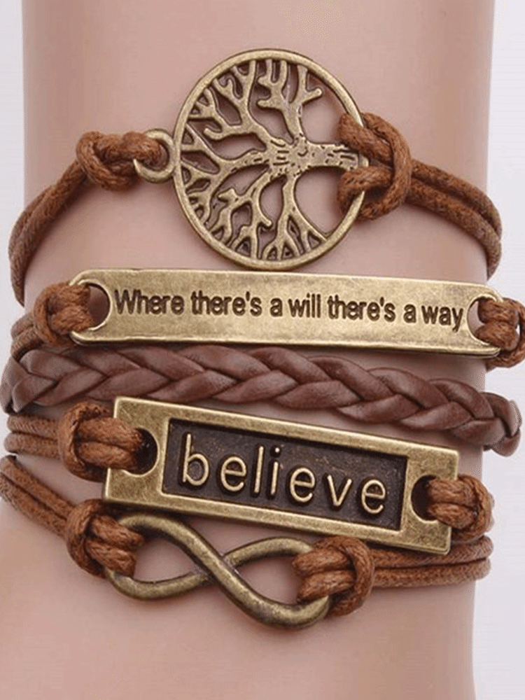 As Picture Alloy Casual Bracelets