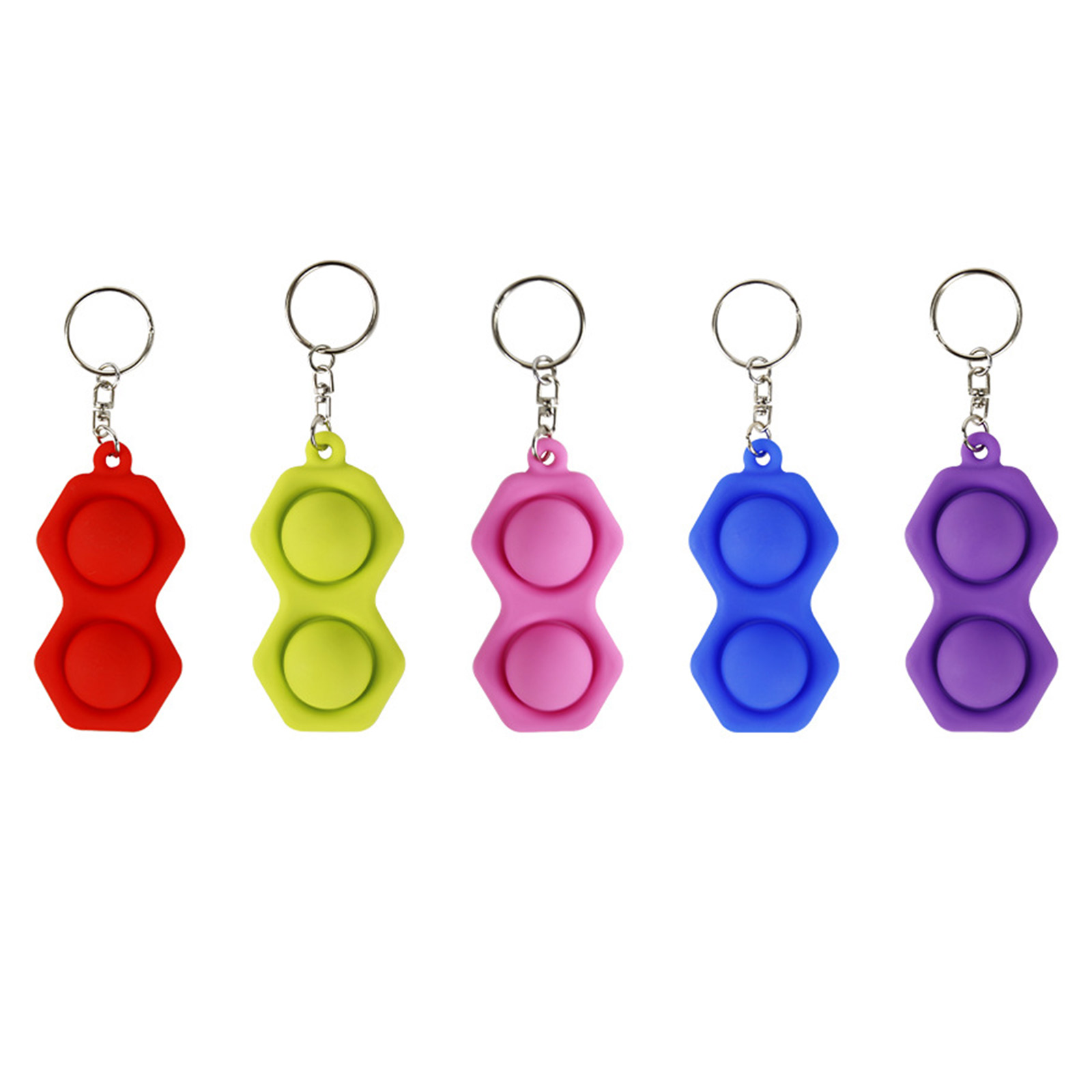 Silicone Autism Fidget Squeeze Toys Stress Relief Hexagon Key Chain Pendant, Red, 501 Original
Silicone Autism Fidget Squeeze Toys Stress Relief Hexagon Key Chain Pendant, Red, 501 Original