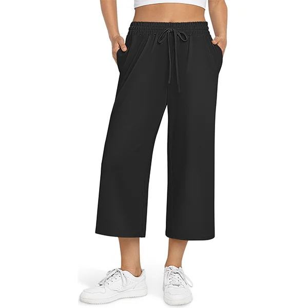 TARSE Wide Leg Yoga Pants for Women High Waist Comfy Pajama Pants 32-2