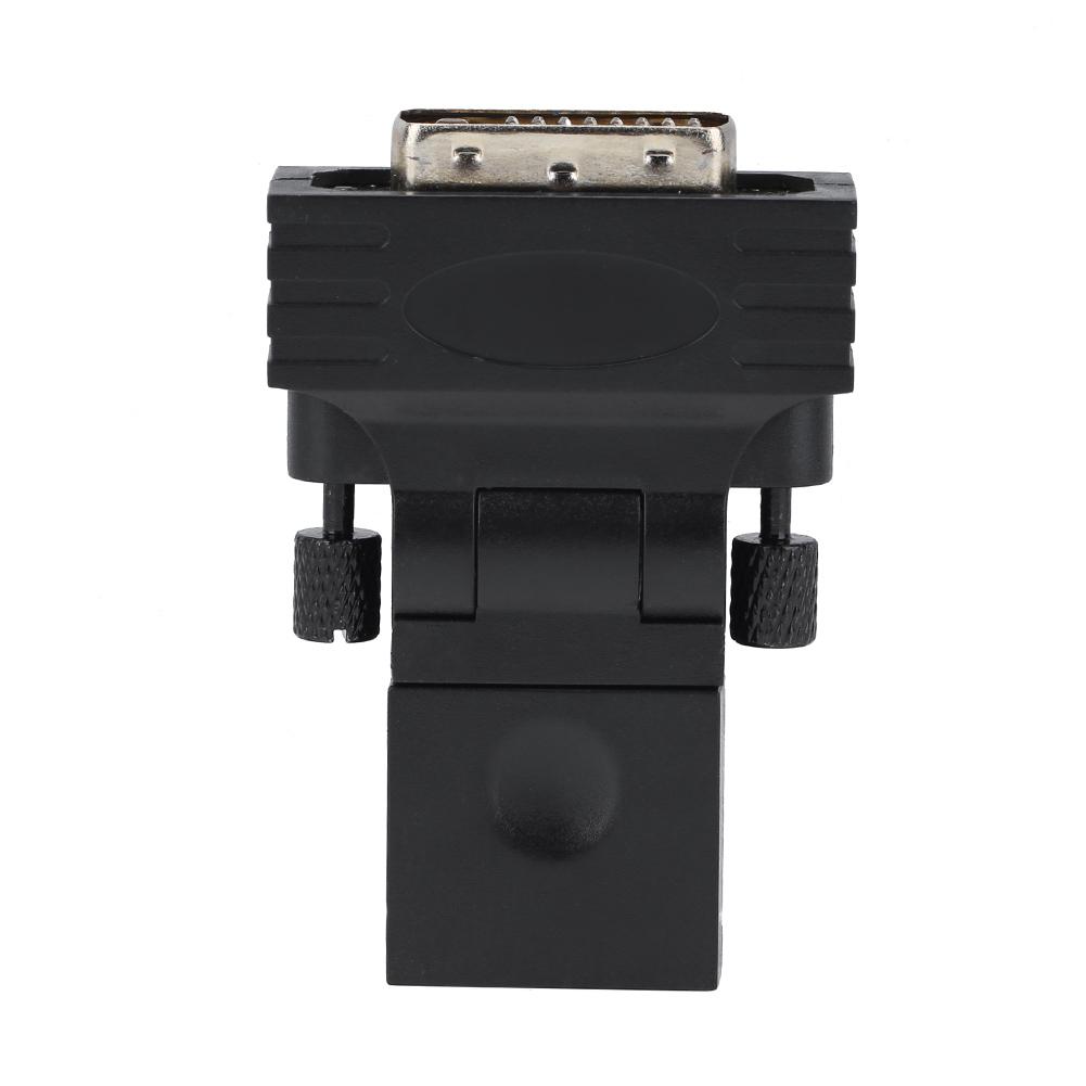 360 Degree Rotary 24+1pin DVI Male to HDMI-compatible Female Converter Adapter, 501 Original
360 Degree Rotary 24+1pin DVI Male to HDMI-compatible Female Converter Adapter, 501 Original