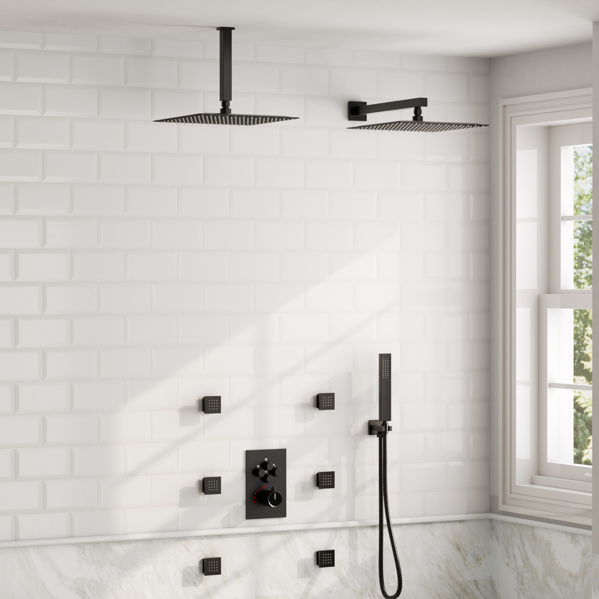 Shower Systems with Body Sprays