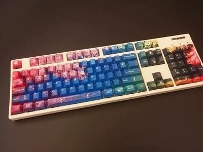 Night Sakura Keycap Set