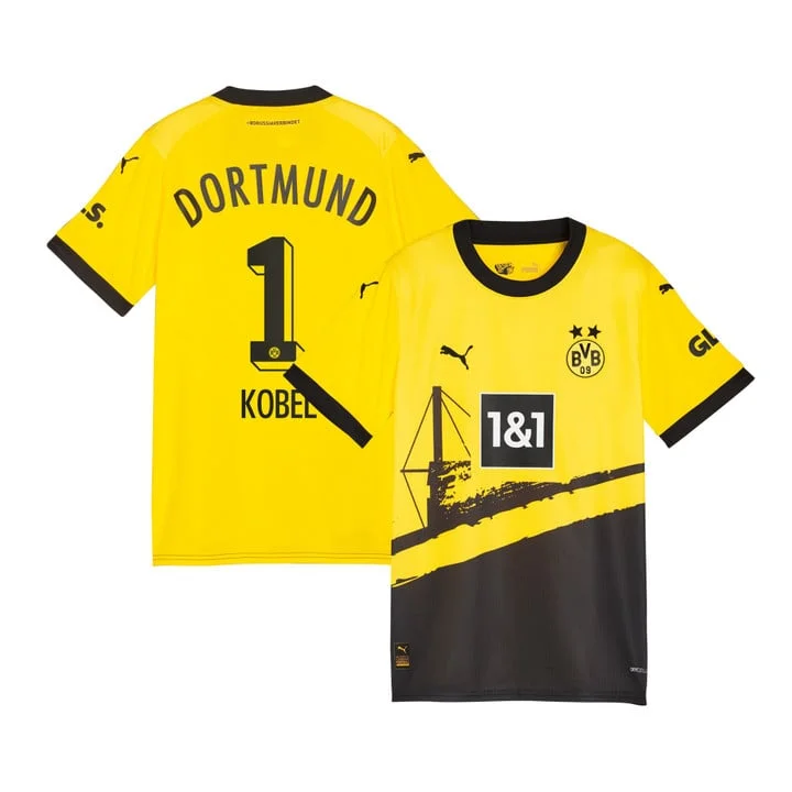Borussia Dortmund Gregor Kobel 1 Home Shirt Kit 2023-2024
