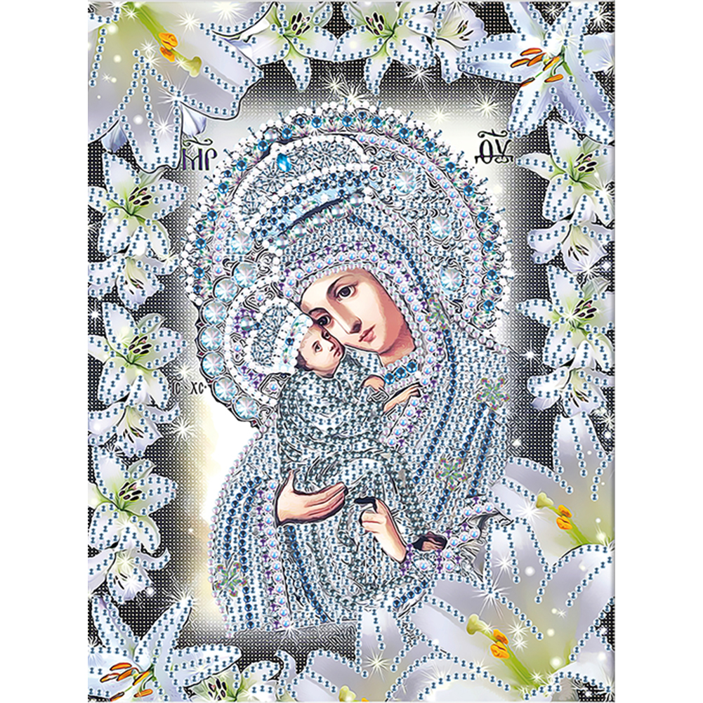 5d Full Square Round Diamond Painting Large Size the Christ,orthodox Icon  Mosaic Diamond Embroidery Cross Stitch Decor 