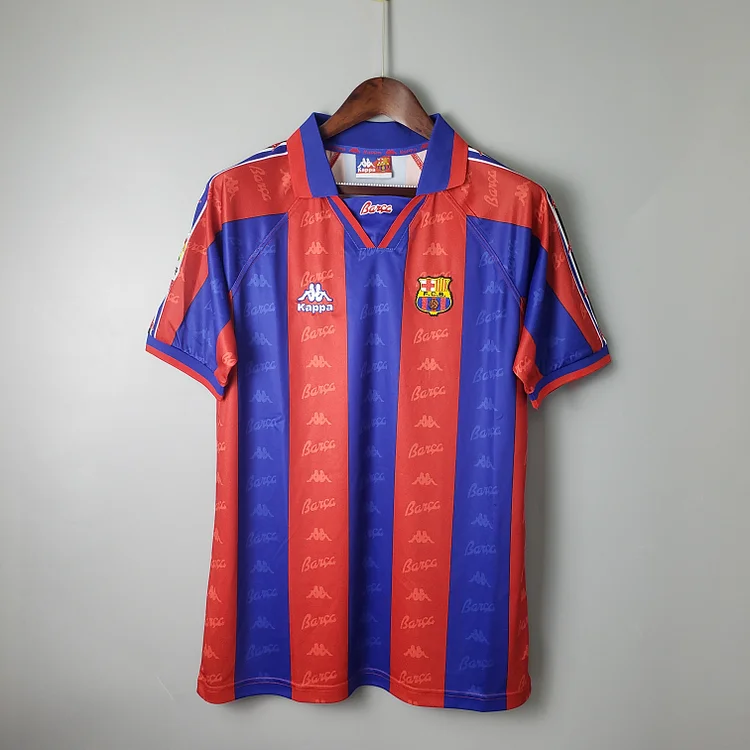 FC Barcelona Home Retro Shirt Kit 1996-1997