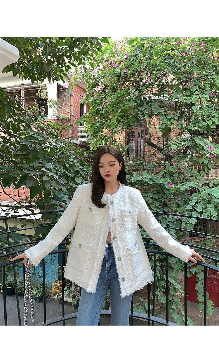 Korean Fashion Vintage loose woolen coat TK119