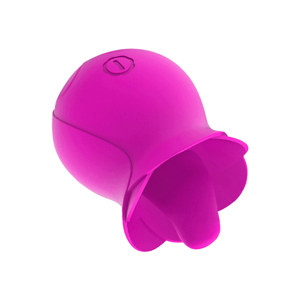 Rose Tongue Vibrator Clitoral Stimulator - Rose Toy