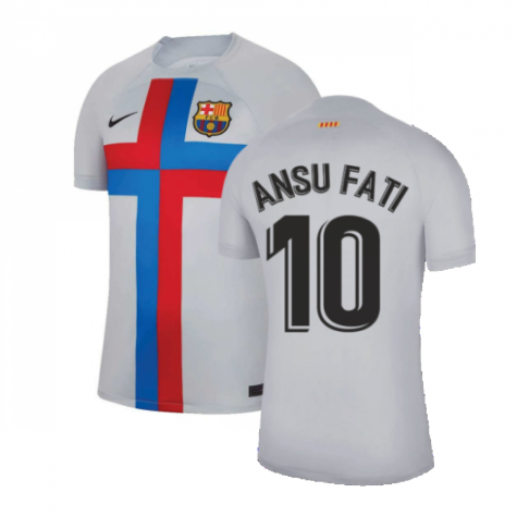 Maillot FC Barcelone Ansu Fati 10 Third 2022 2023