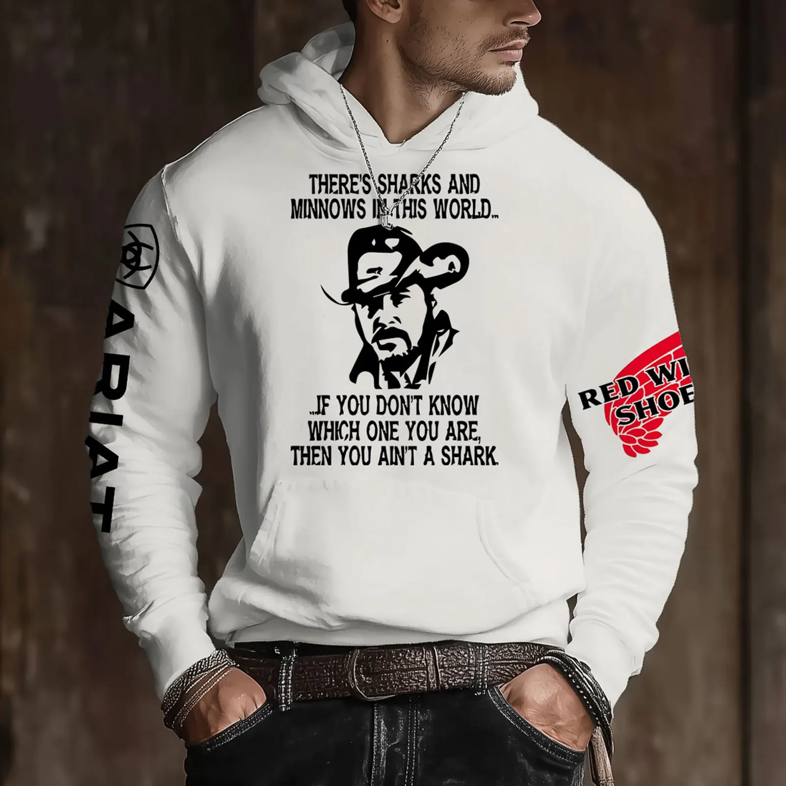 Hoodie With Inspirational Graphic Design