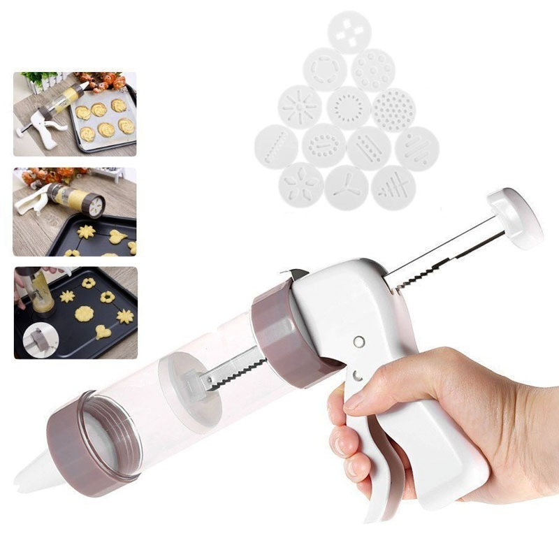 DIY Manual Cookies Press Maker shape Gun Decorating Squeezing Machine For Making Churros Device