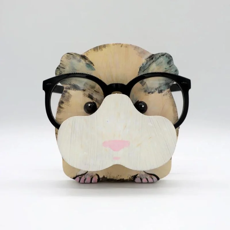 VigorDaily Handmade Glasses Stand Guinea Pig