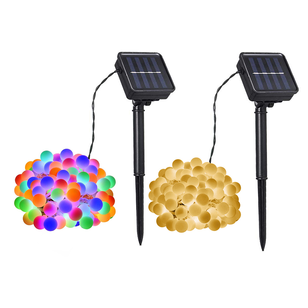 50LED Balls Solar String Light Waterproof Fairy Garland Lamp Festival Decor, Colored light, 501 Original
50LED Balls Solar String Light Waterproof Fairy Garland Lamp Festival Decor, Colored light, 501 Original