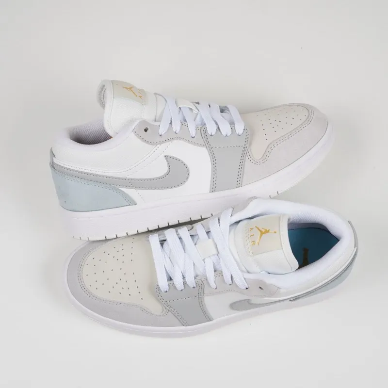 1 Low Paris White Sky Grey Putih