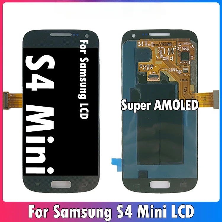 4.3'' Super AMOLED  Samsung S4 Mini LCD Display Touch Screen Digitizer Assembly  Samsung GT-I9190 i9192 i9195 DisplaySM-LCD