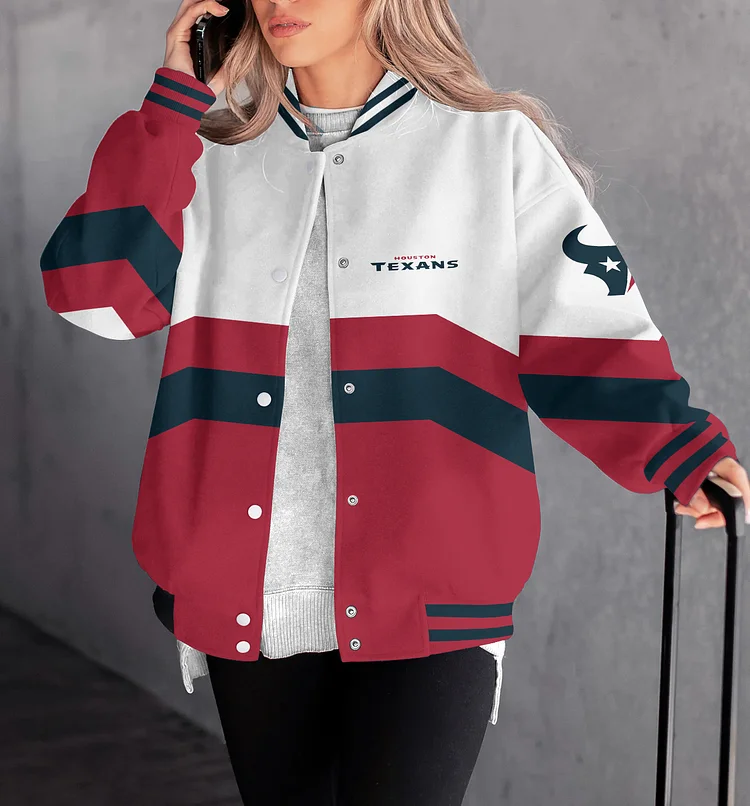Houston Texans Women Limited Edition   Full-Snap  Casual Jacket