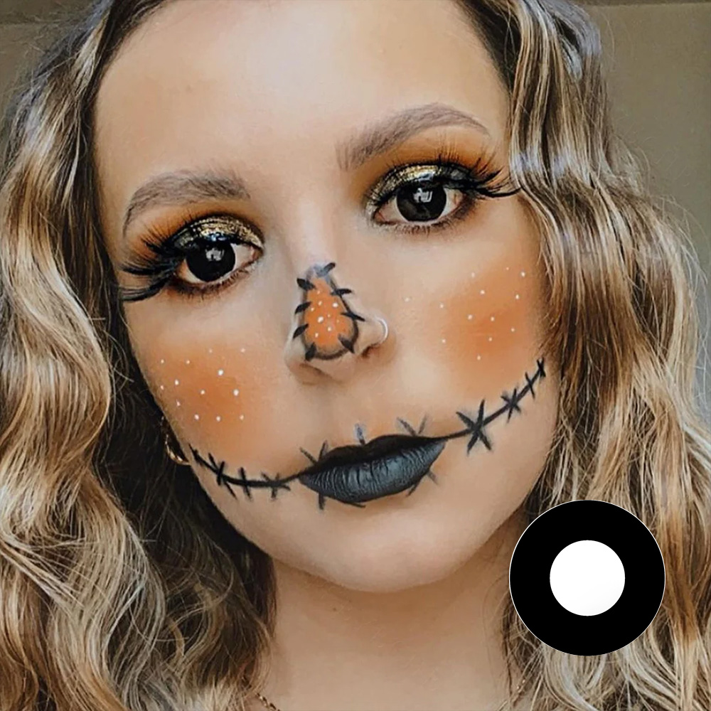 Blackout Halloween Contacts