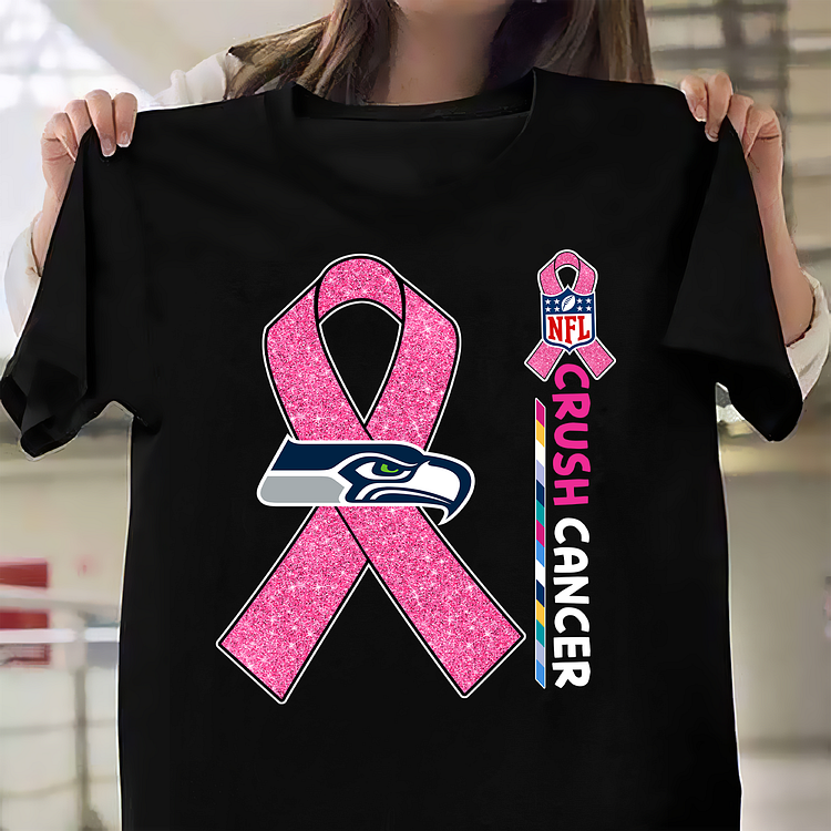 NFL Seattle Seahawks Crush Cancer Shirt