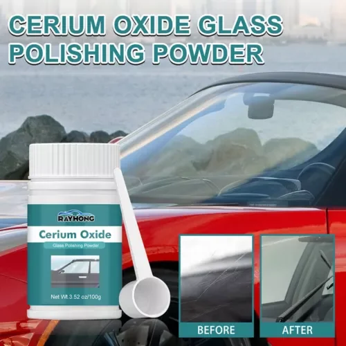 Dronehint Car Parts Glass Polishing Powder Window Windscreen Scratch Remover Cleaning 100g (For: GMC) Parts