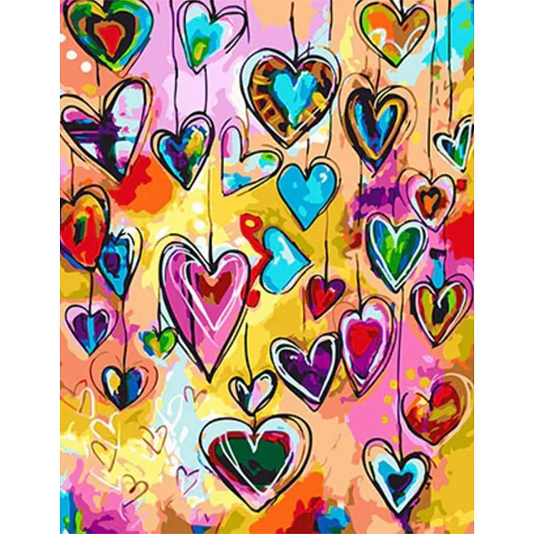Love Heart - Painting By Numbers(40*50cm)